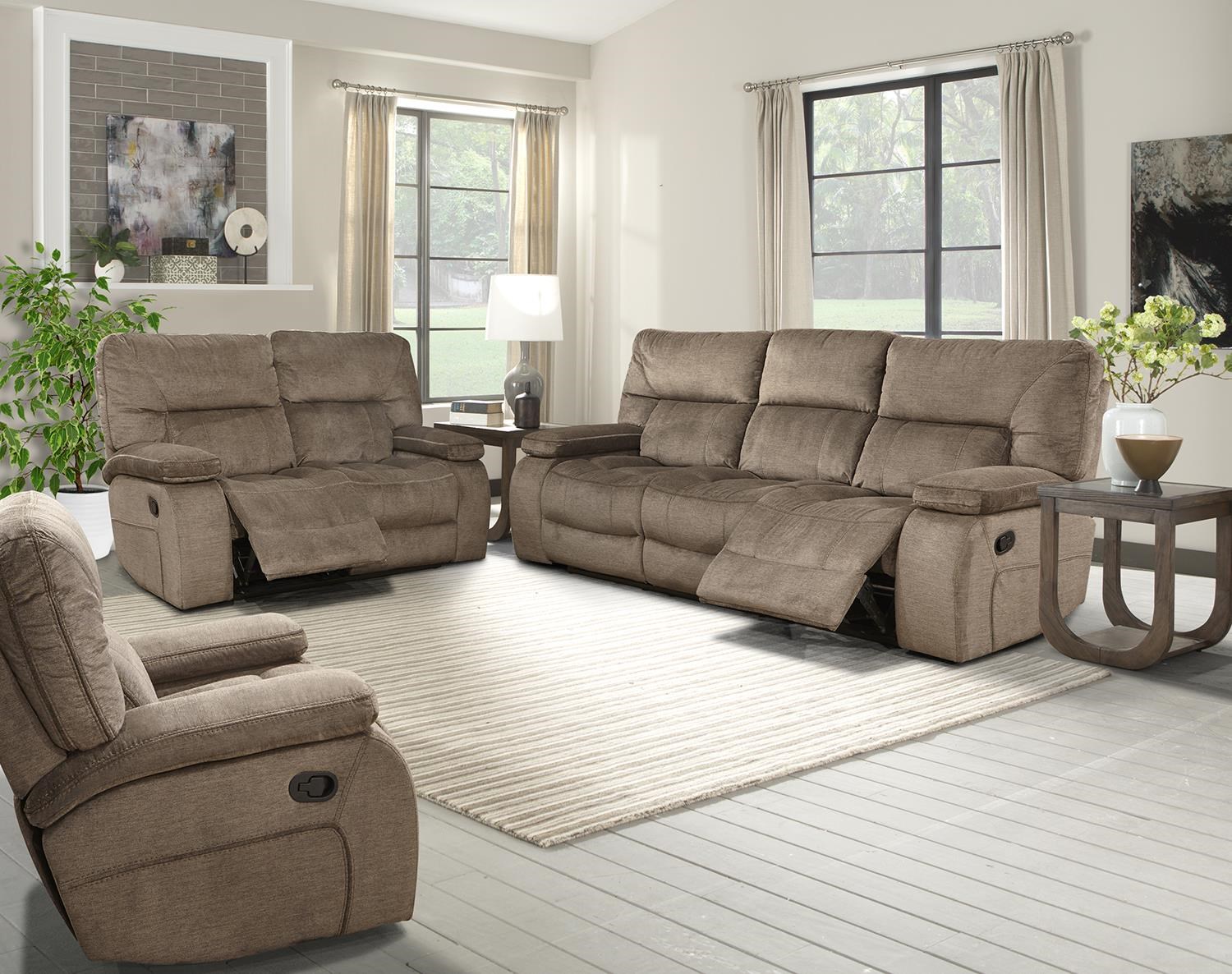 Parker House chapman triple reclining sofa Johnny Janosik Reclining